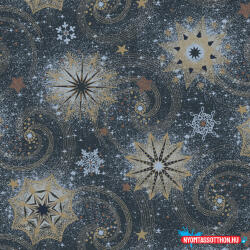 Karácsony Karácsonyi Stars And Twirls Navy szalvéta 20 db-os 33x33 cm (JAV_PKK048409)