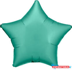 Szatén Zöld Silk Jade csillag fólia lufi 48 cm (JAV_DPA9914106)