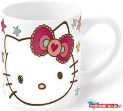 Hello Kitty Stars porcelán bögre 325 ml (11 oz) Díszdobozban (JAV_STF46225)