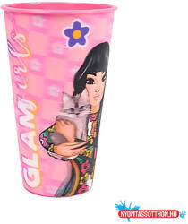 Glam Girls Team 3D hatású műanyag pohár 480 ml (JAV_ARJ074753E)