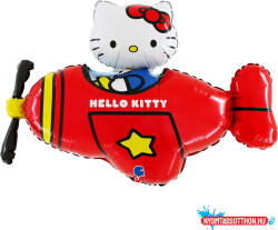 Hello Kitty Airplane Red fólia lufi 76 cm (JAV_GBBL150R)