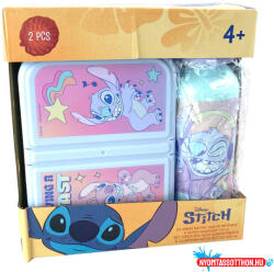 Disney Lilo és Stitch, A csillagkutya Blast szendvicsdoboz + alumínium kulacs szett (JAV_GIM55204250)