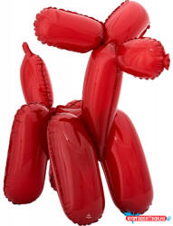 Kutyás Piros Red kutya fólia lufi 48 cm (JAV_DPA4236411)