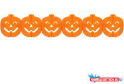 Halloween Tök papír girland 300 cm (JAV_MLG614371)
