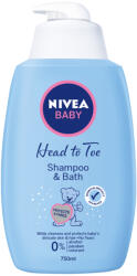 Nivea Sampon si spuma de baie Nivea Baby cu pompita, 750ml (4005808705337)