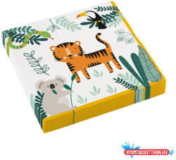 Állatos Vadon Get Wild szalvéta 16 db-os 33x33 cm (JAV_DPA9909348)