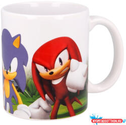 Sonic a sündisznó Power Trio porcelán bögre 325 ml (11 oz) Díszdobozban (JAV_STF00497)