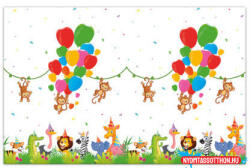 Dzsungel Balloons műanyag asztalterítő 120x180 cm (JAV_PNN93783)