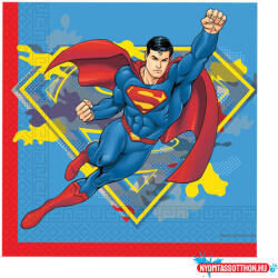 Superman Krypton szalvéta 20 db-os 33x33 cm FSC (JAV_PNN97926)