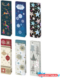 Karácsony Karácsonyi Patterned papír italtáska 12x40x9 cm (JAV_PKK044715)