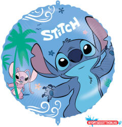 Disney Lilo és Stitch, A csillagkutya Angel fólia lufi 46 cm (JAV_PNN96918)