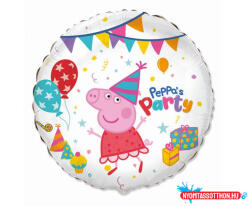 Peppa Malac Party fólia lufi 46 cm (WP) (JAV_MLG319583)