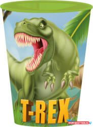 Dinoszaurusz T-Rex műanyag pohár 260 ml (JAV_STF26207)