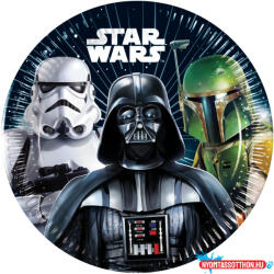 Star Wars Galaxy papírtányér 8 db-os 20 cm FSC (JAV_PNN94056)