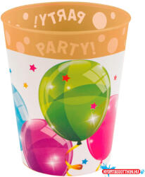 Lufis Sparkling micro prémium műanyag pohár szett 4 db-os 250 ml (JAV_PNN96762)