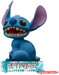 Disney Lilo és Stitch, A csillagkutya Smile 3D éjszakai lámpa és ébresztőóra (JAV_EWA3055LAS)