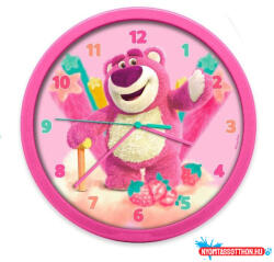 Disney Játékháború Lotso Strawberry falióra 25 cm (JAV_EWA00018LTS)