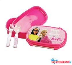 Barbie Shine Bright szendvicsdoboz + evőeszköz szett (JAV_GIM57122276)