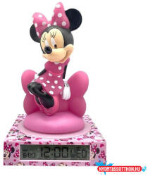 Disney Minnie Chic 3D éjszakai lámpa és ébresztőóra (JAV_EWA4500MIN)