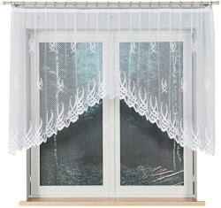 Markizeta függöny, jacquard, 300 x 120 cm, fehér (MAR_69882)