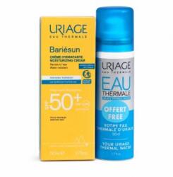 Uriage Bariésun set pentru un bronz perfect Moisturising Cream SPF 50+ + Eau Thermale Thermal Water 2 x 50 ml