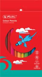 Herlitz Set 12 creioane colorate Jumbo (Groase) triunghiulare Herlitz 9498550, 5 mm (9498550)