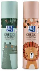 OXFORD Creioane colorate rotunde Oxford kids, tub carton, diverse motive (400174527)