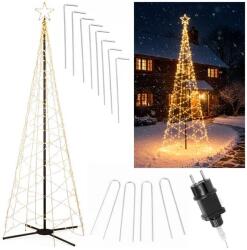 SPRINGOS LED-es karácsonyfa 480LED, 3 m, meleg fehér (CL4154)