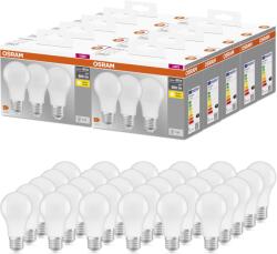 OSRAM BASE CLASSIC A 60 FR LED lamp with E27 base, bulb shape, pack of 3, 8.5W, 806lm, 2700K, warm white light, lower heat generation, very low energy consumption, long service life, 30-pack - 4099854046803