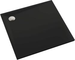 Schedpol Etrusco Black Mat cădiță de duș pătrată 90x90 cm negru 3.461/C/MG (3461CMG)