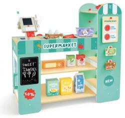 HaPe International Magazin de jucării pentru copii Hape - Smart Play Shop, 50 piese (H3233) Bucatarie copii