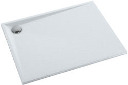 Schedpol Etrusco Grooved White Stone cădiță de duș dreptunghiulară 80x70 cm alb 3.468/B/GR (3468BGR)