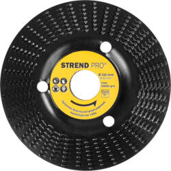 Strend Pro Reszelőtárcsa, Strend Pro, fekete, 125 mm, fához, finom, gyors anyageltávolításhoz, maximum 15 000 fordulat/perc (TC2232041)