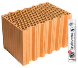 Wienerberger Porotherm 38 X-therm Rapid Dryfix tégla (831628)