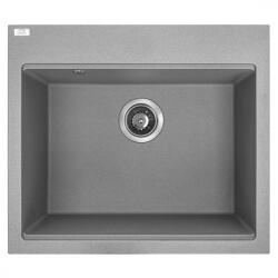 Laveo TAU szürke gránit mosogatótálca 57x50 (SBT_510Y)