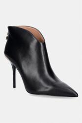 Love Moschino botine cu toc cui pentru femei din piele 9BY2-OBDW3S_99X (JA21069G1PIA0000)
