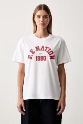P. E Nation tricou pentru femei din bumbac PPY2-TSD1WW_00X (262T136)