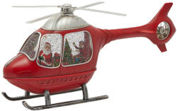  Helikopter zenélő, világító 23x47x10cm