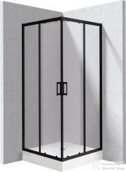 Deante FUNKIA zuhanykabin zuhanytálcával 80x80 cm-es, nero profil KYCZN088P (KYCZN088P)
