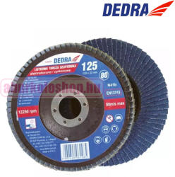 Dedra lamellás csiszolótárcsa 125 mm P36 durva szemcseméret (F21036)