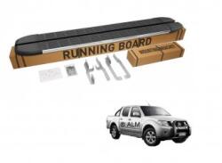 ALM Praguri laterale tip treapta compatibile Nissan Navara 2006-2015 Â® ALM (ALM V1 203cm+UN57/BRK01)