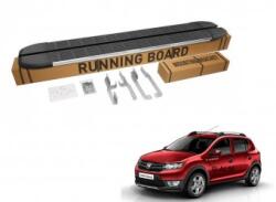ALM Praguri laterale tip treapta compatibile Dacia Sandero Stepway 2013-2020 Â® ALM (ALM V1 173cm+UD51/BRK01)