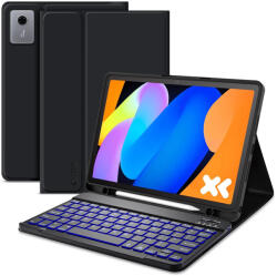 Tech-Protect SC Pen Lenovo Idea Tab 11" / K11 2. gen oldalra nyíló, kitámasztható mappa tok billentyűzettel, fekete - prodots
