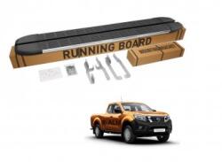 ALM Praguri laterale tip treapta compatibile Nissan Navara 2015-2021 Â® ALM (ALM V1 203cm+UN58/BRK01)