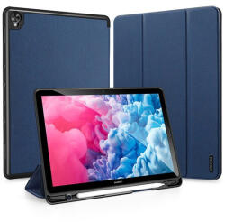 Huawei MediaPad M6 10.8, mappa tok, érintőceruza tartó, Dux Ducis Domo, sötétkék - prodots