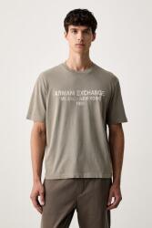 Giorgio Armani férfi pamut póló - bézs XL - answear - 28 990 Ft