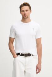 Trussardi férfi pamut póló - fehér M - answear - 15 190 Ft
