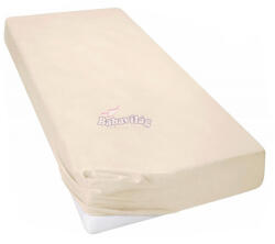  Stella lepedő strech pamut 40x90cm ecrü - babavilag
