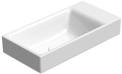 SAPHO Gsi Nubes kerámia kézmosó 50x25 cm ExtraGlaze bevonattal jobbos/balos, fehér 9637011 (9637011)