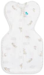Love to Dream Swaddle UP pólya - XS méret - krém / nyúl ETAP1 - 1 TOG Eredeti
